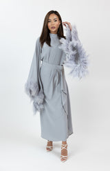 SM8353Grey-top-skirt-set