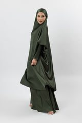 SM8361Darkkhaki-jilbab-set
