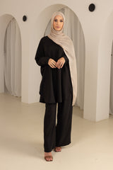 SM8381Black-top-pant-set