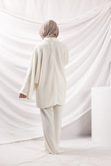 SM8394White-lounge-top-pants-set