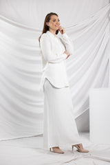 SM8399White-shirt-skirt-set