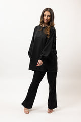 SM8421Black-top-pants-set