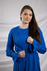 SM8427ElectricBlue-dress-cardigan-set