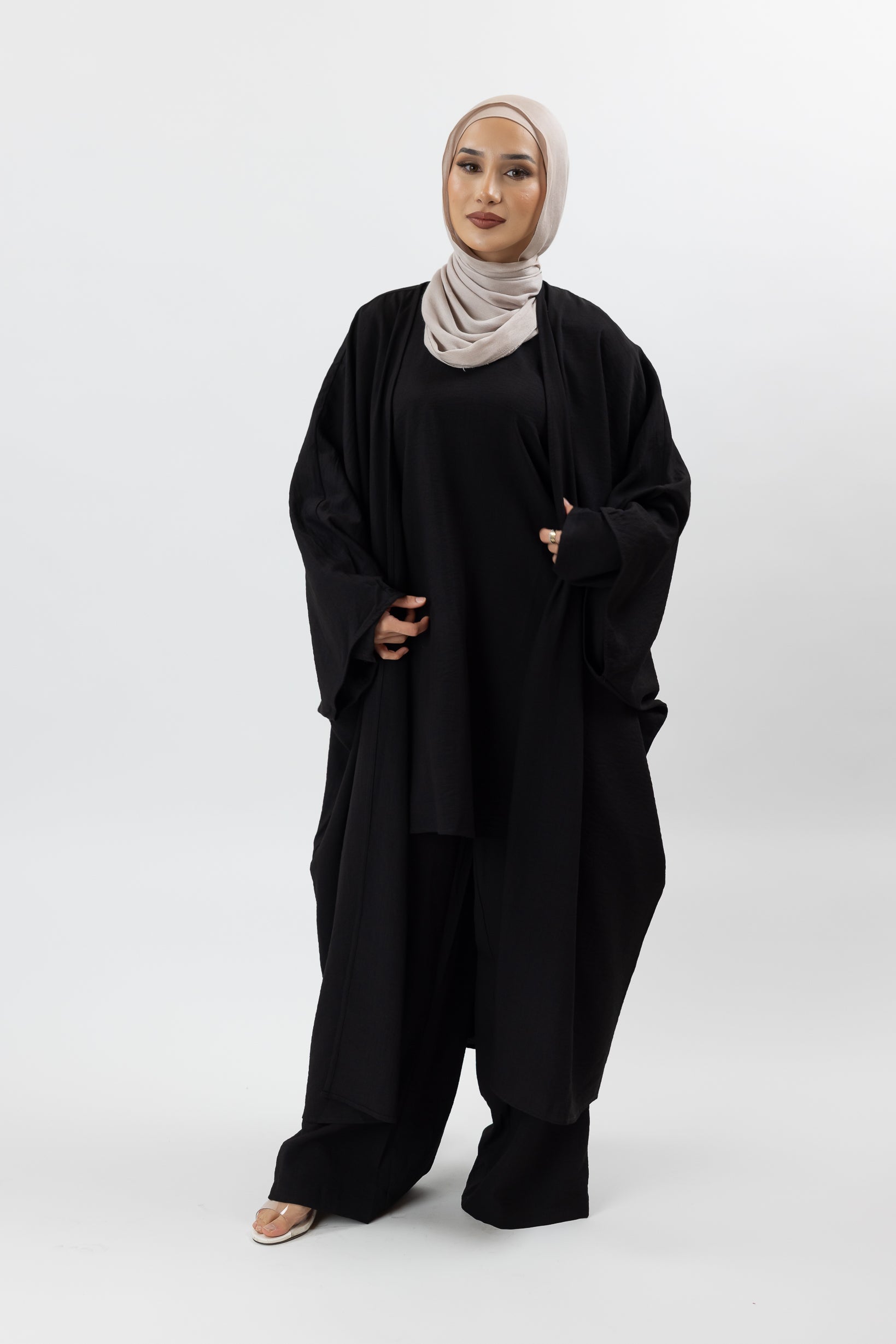 SM8560Black-top-pants-cardigan-set