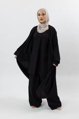 SM8560Black-top-pants-cardigan-set
