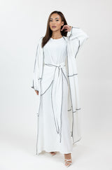 SM8687EWhite-dress-skirt-cardigan-set