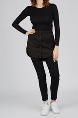 ST1036Black-layering-skirt