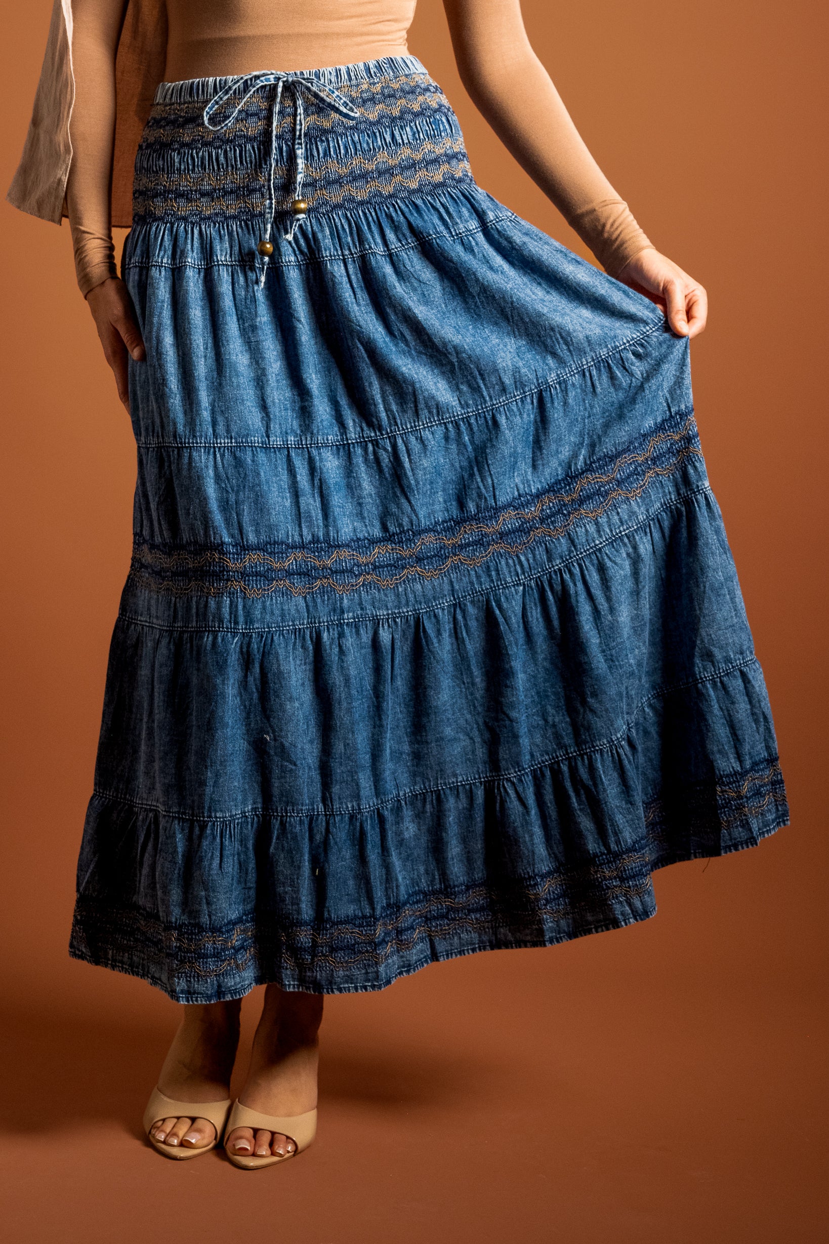 Talla Tencel Denim Skirt