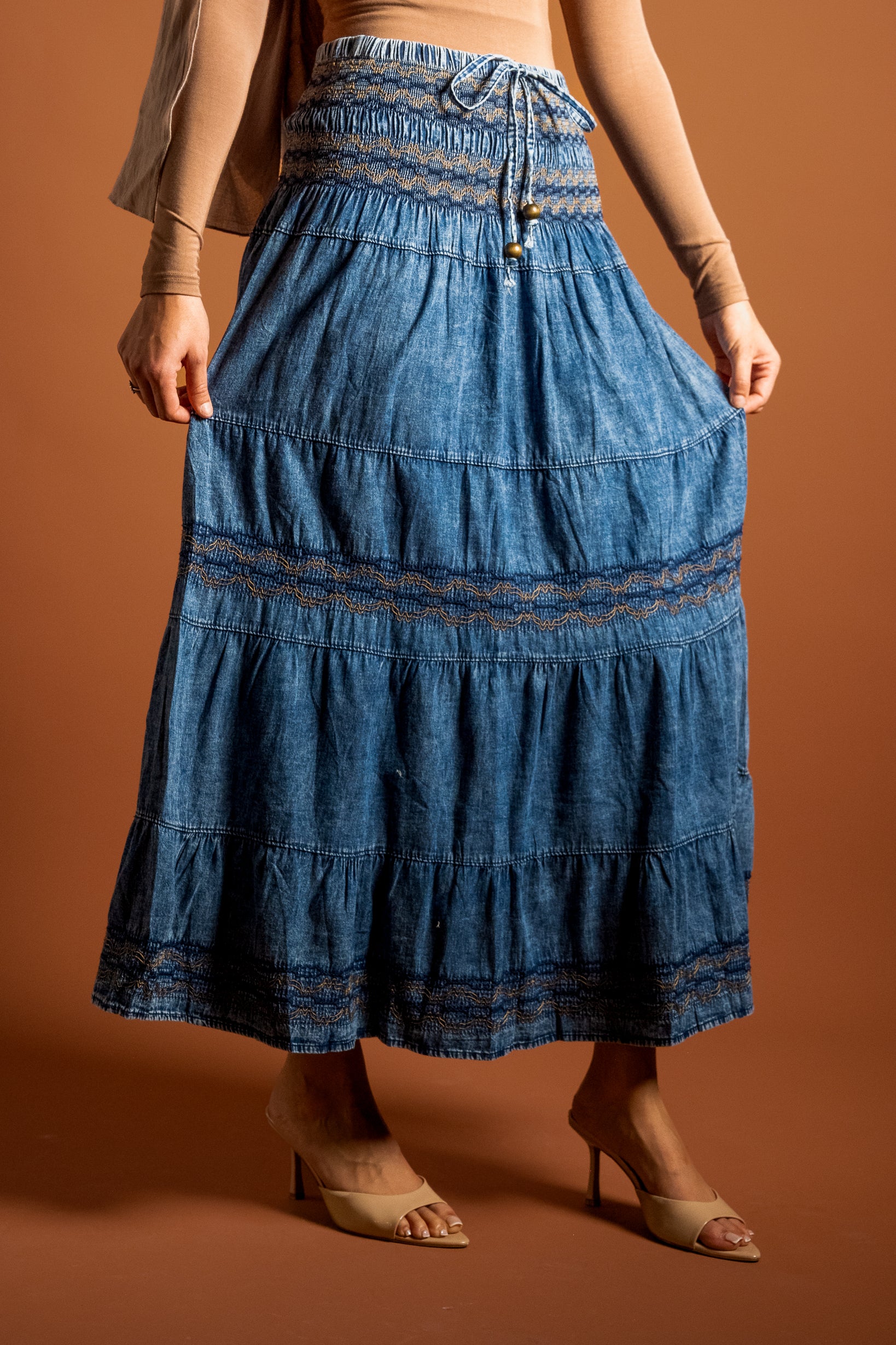Talla Tencel Denim Skirt
