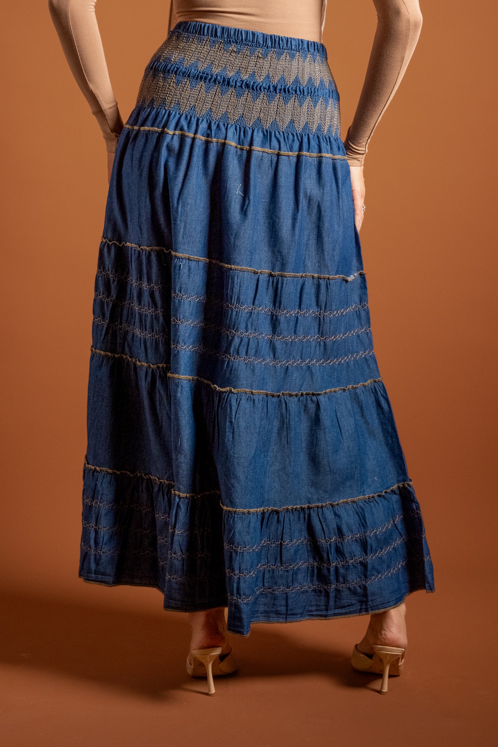 Talla Tencel Denim Skirt