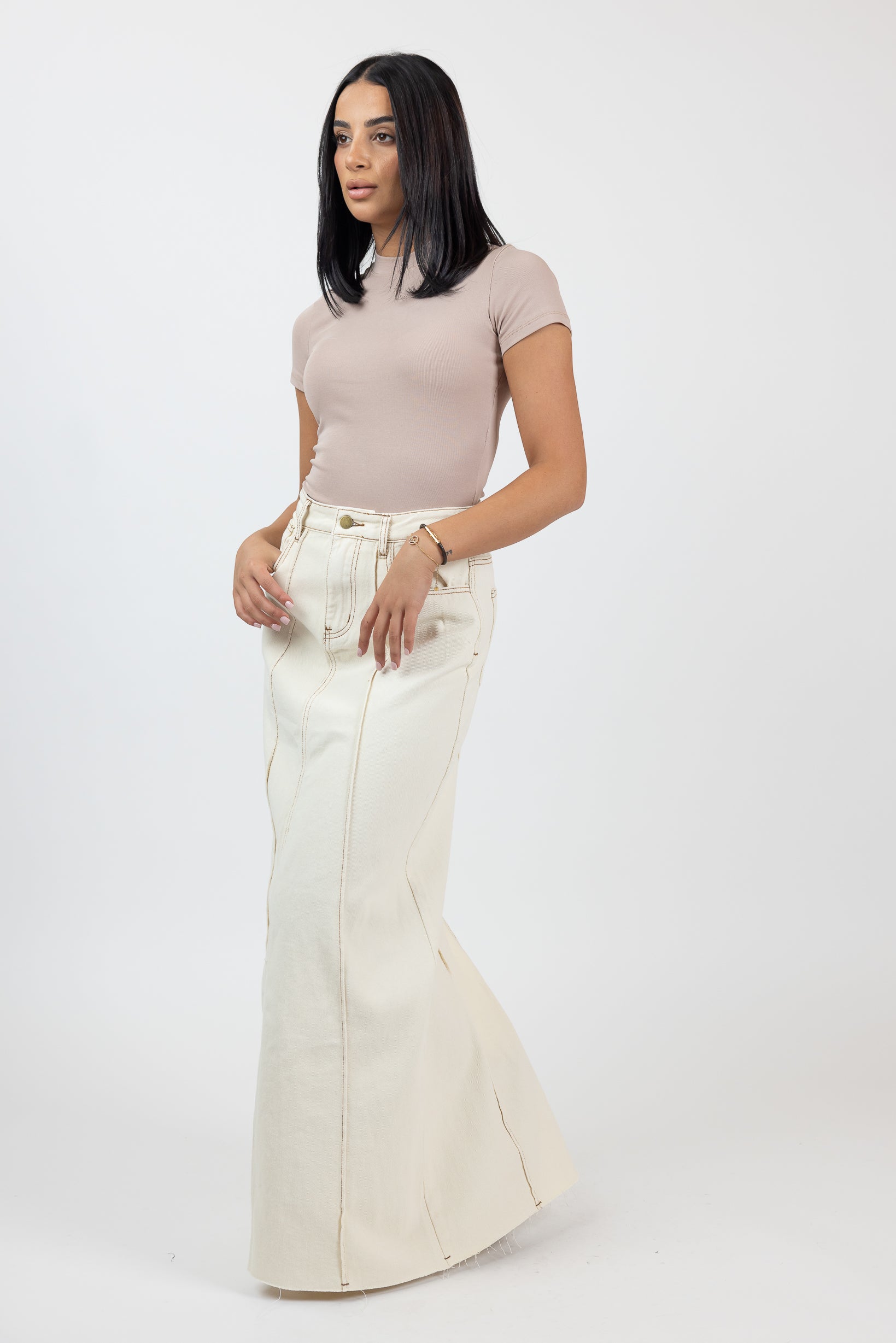 TF9410-BEI-denim-skirt