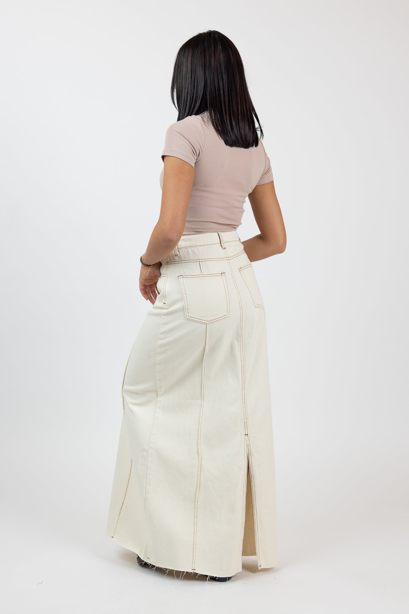 TF9410-BEI-denim-skirt