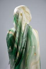 Watermark Modal Shawls - Shades of Dark Green