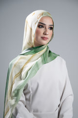 Watermark Modal Shawls - Shades of Dark Green