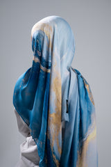 Watermark Modal Shawls - Shades of Dark Blue