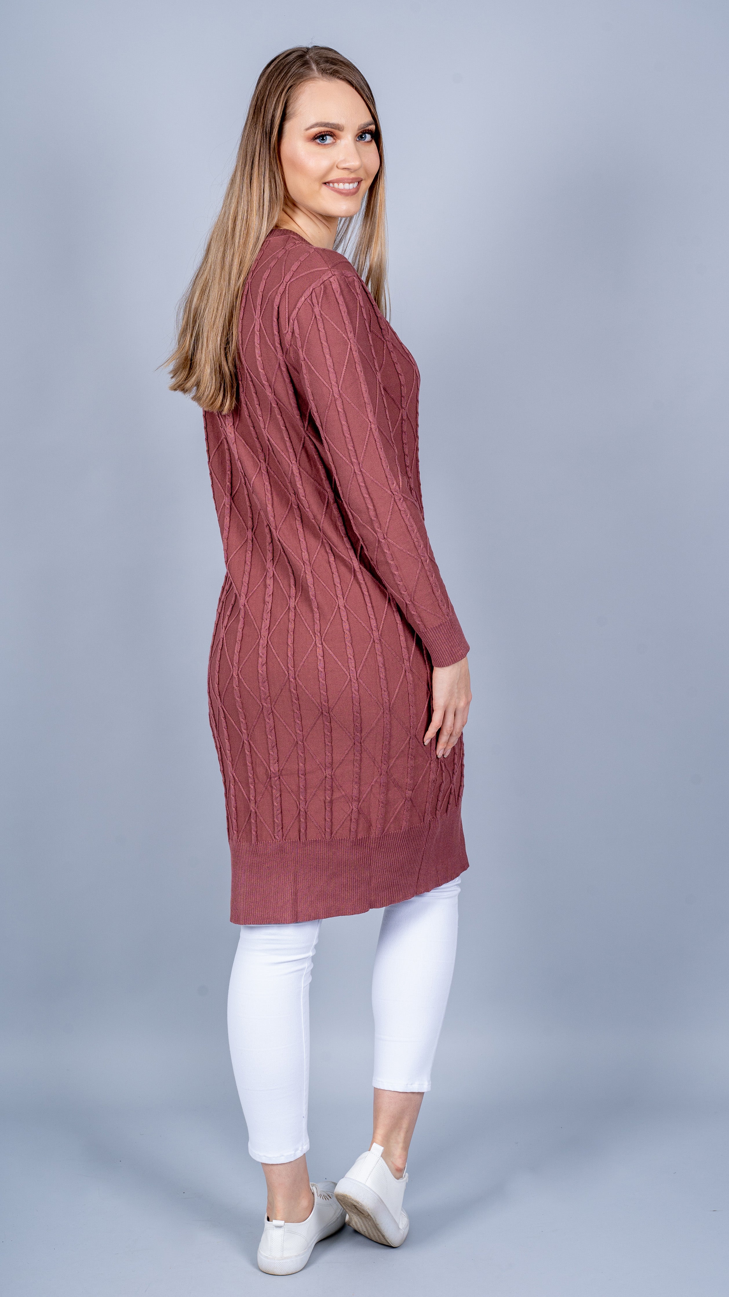 Cable Knitted Midi Dress -  Modelle