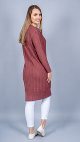 Cable Knitted Midi Dress -  Modelle
