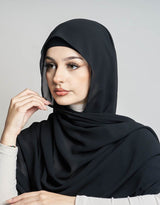 Square Chiffon Shawl - Dark Shades