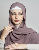 Square Chiffon Shawl - Dark Shades