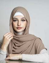 Square Chiffon Shawl - Dark Shades