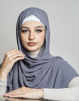 Square Chiffon Shawl - Light Shades