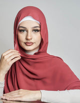 Square Chiffon Shawl - Dark Shades