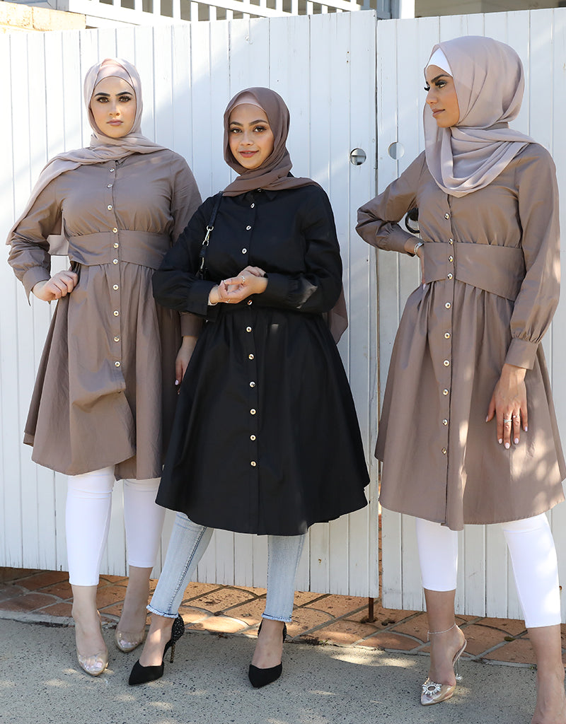 Modish Shirt Dress -  Modelle