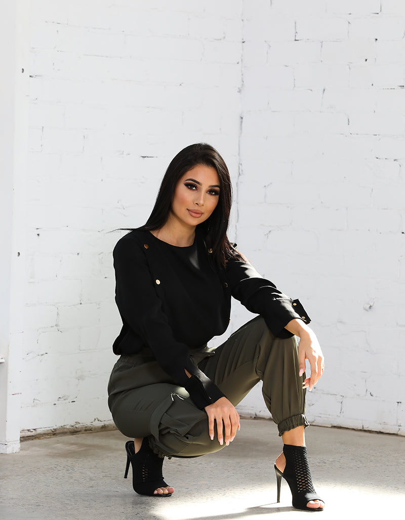 Stud Panel Shirt