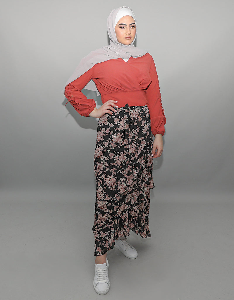 Cross over Cropped Top -  Modelle