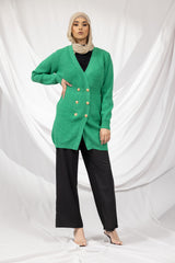 B5303-GRN-cardigan-knit