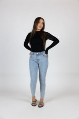Acid Wash Skinny Jeans