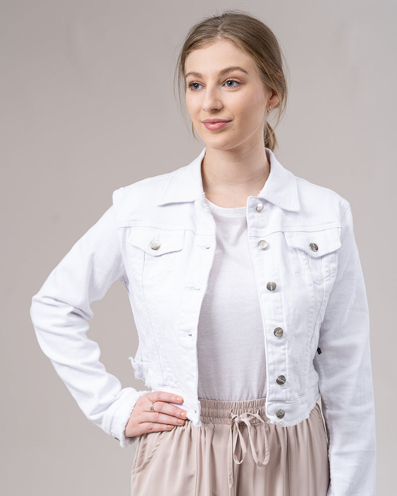 Jackets for Women White Denim Jacket Modelle