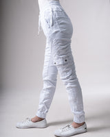 Cuffed Waist-Tie Chinos