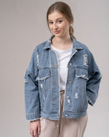 Ripped Back Denim Jacket - Modelle