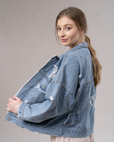 Ripped Back Denim Jacket - Modelle