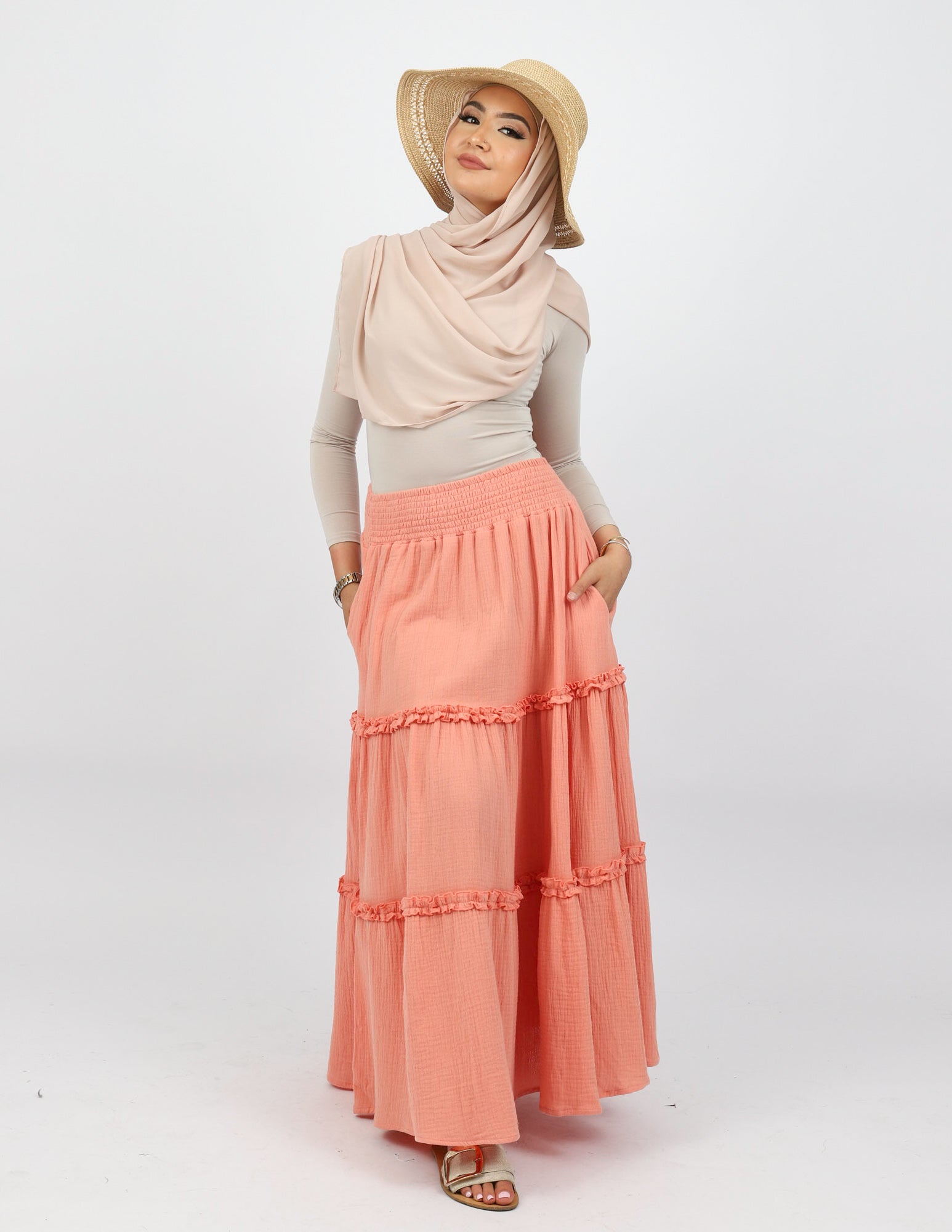 FE2179B-PEAC-skirt