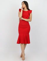 HC1767-RED-dress-abaya