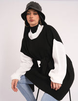KN00067BlackWhite-knit-top