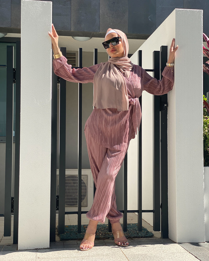 M00037-Turquoise-Crinkled-Top