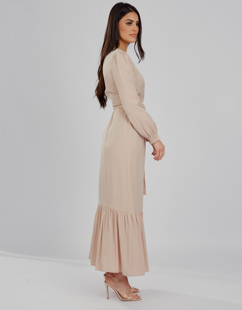 M00161Nude-dress-abaya