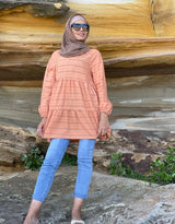 M00168Salmon-top-blouse