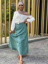 M00195deepSage-skirt
