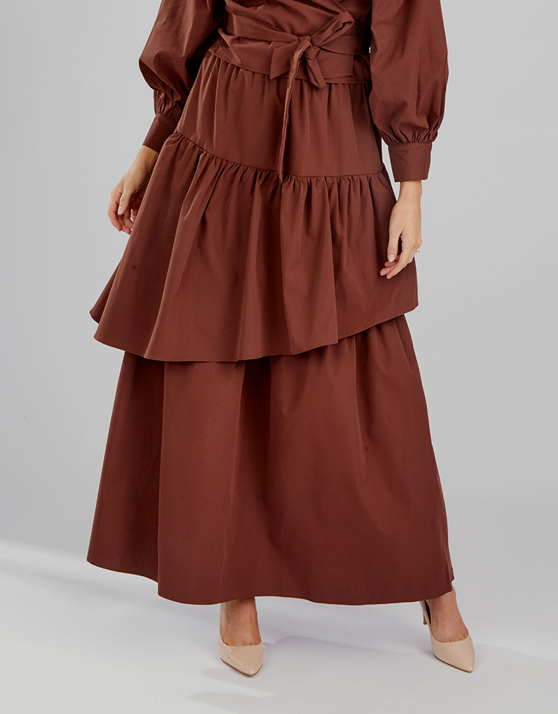 M00306Chocolate-skirt