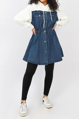 M00349STWhite-top-with-denim-top-shirt
