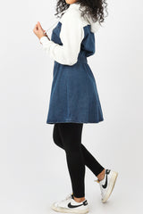M00349STWhite-top-with-denim-top-shirt