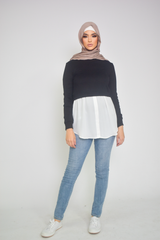 M7427Black-knit-top