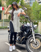 M7497Grey-shirt-dress-top