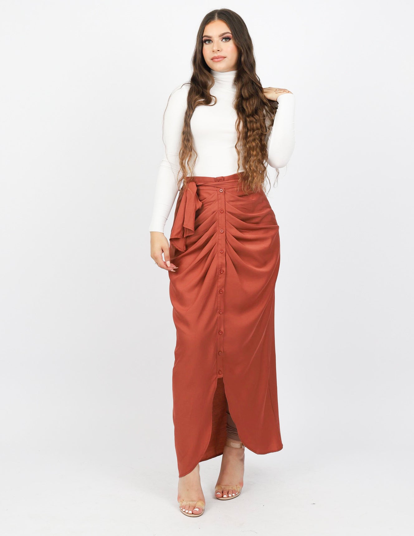 M7695DeepBlush-skirt