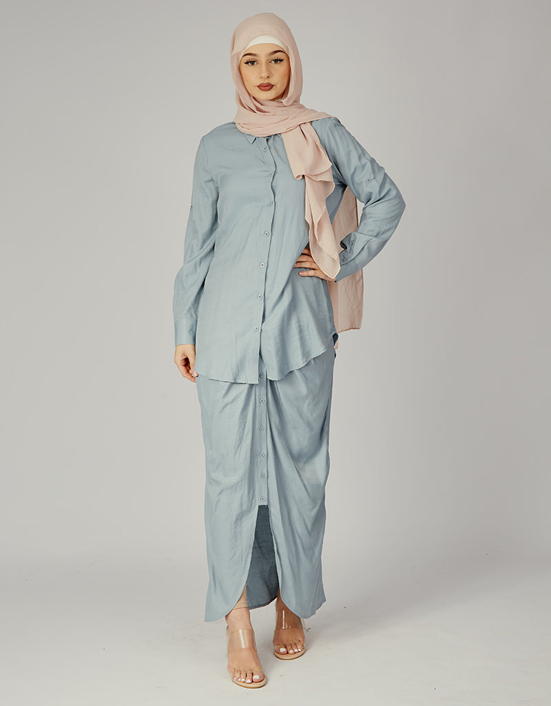 Rooj Front Button Skirt