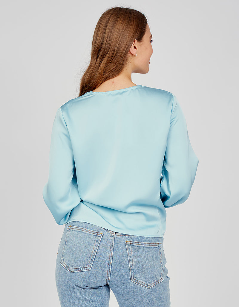 M7697Baby Blue-blouse-top
